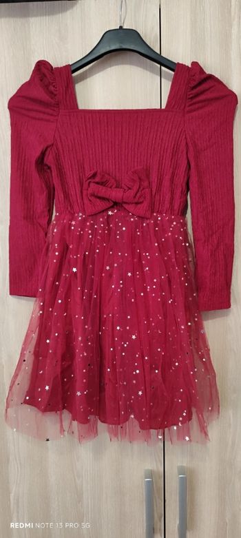 Magnifique Robe rouge bordeaux