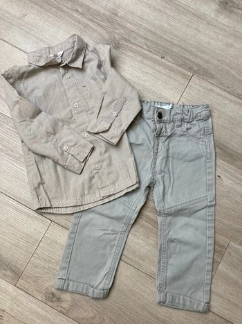 Lot jean chemise 24 mois