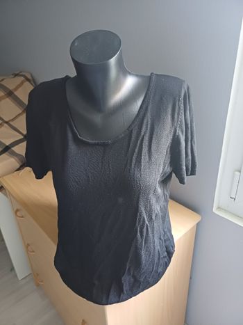 Pull fin manches courtes