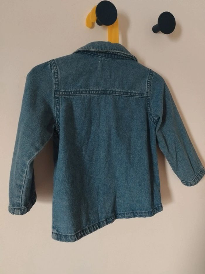 Veste jean chat sergent major 86 cm - photo numéro 5