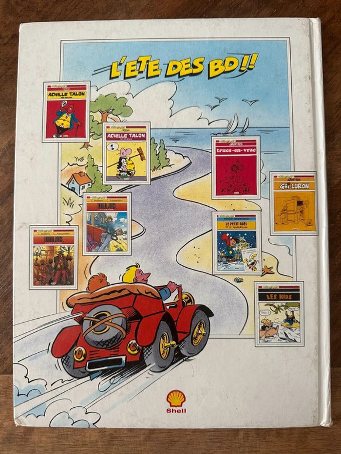 Bd vintage ancienne livre Achille Talon fait son ménage Shell Greg été - photo numéro 2