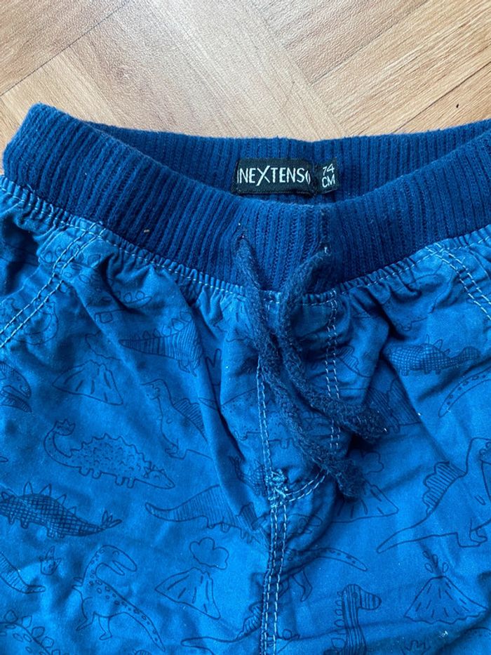 Pantalon avec motifs bleu taille 9 mois In Extenso - photo numéro 2