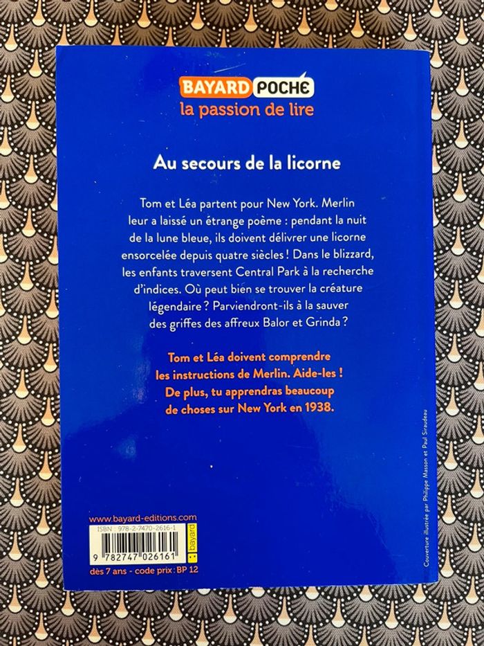 Livre cabane magique - Au secours de la licorne - photo numéro 2