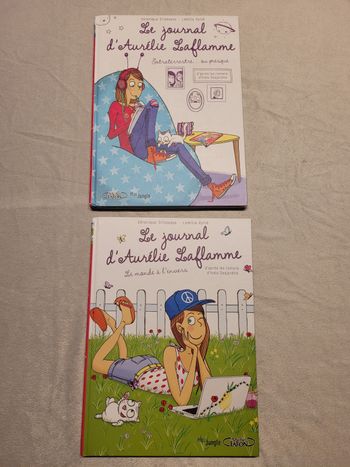 BD Le Journal d'Aurélie Laflamme, tomes 1 et 2