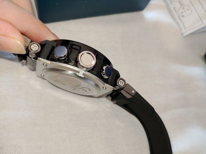 Montre homme cadre noir bracelet noir - photo numéro 7