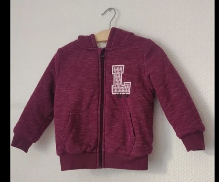 Veste à capuche doublée fourrure