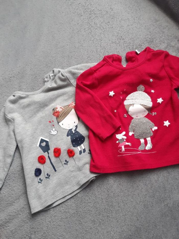Lot de 2 petits pulls 6 mois