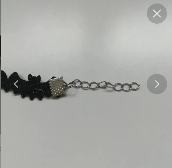Collier ras-du-cou halloween chauve-souris - photo numéro 4