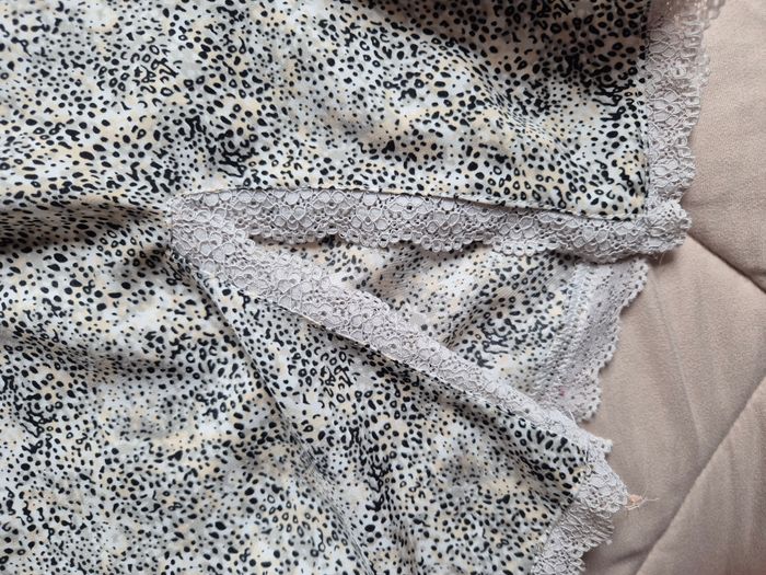 Lot Nuisettes Bleu/moutarde/léopard noir et blanc  T 36/38 - photo numéro 8