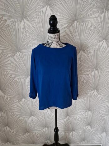 Jolie blouse manches 3/4 Camaïeu taille 36