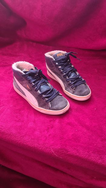 Basket vintage Puma doublé mouton