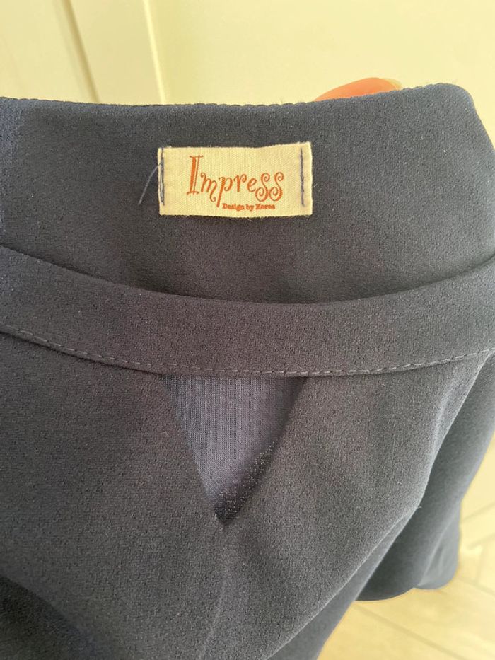 Jolie blouse marine - photo numéro 4