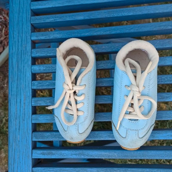 baskets chaussures bleues unisexe enfant bébé Decathlon pointure 23 - photo numéro 5