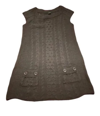 Pull long sans manches tunique d'hiver