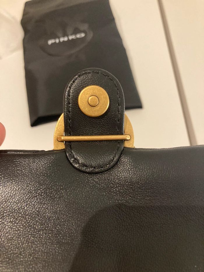 Sac à Main avec Bandoulière Pinko Love Puff Micro - Noir - photo numéro 8