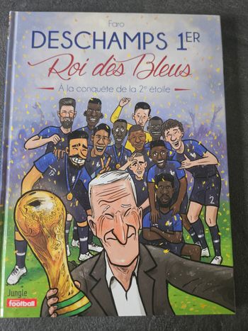 Bande dessinée Deschamps 1er roi des bleus