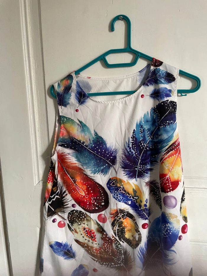 Robe tunique plumes tu - photo numéro 2