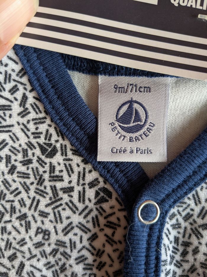 Pyjama Petit Bateau 9 mois NEUF - photo numéro 4