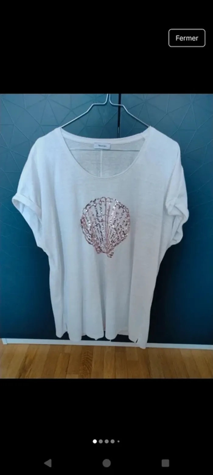 Blouse femme manches courtes
