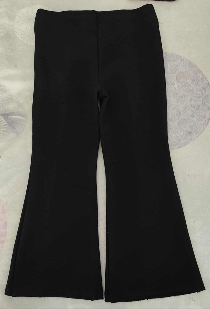 Pantalon noir evasé - photo numéro 2