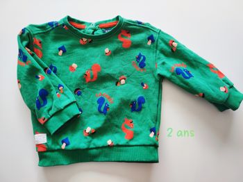 Sweat écureuil 2 ans