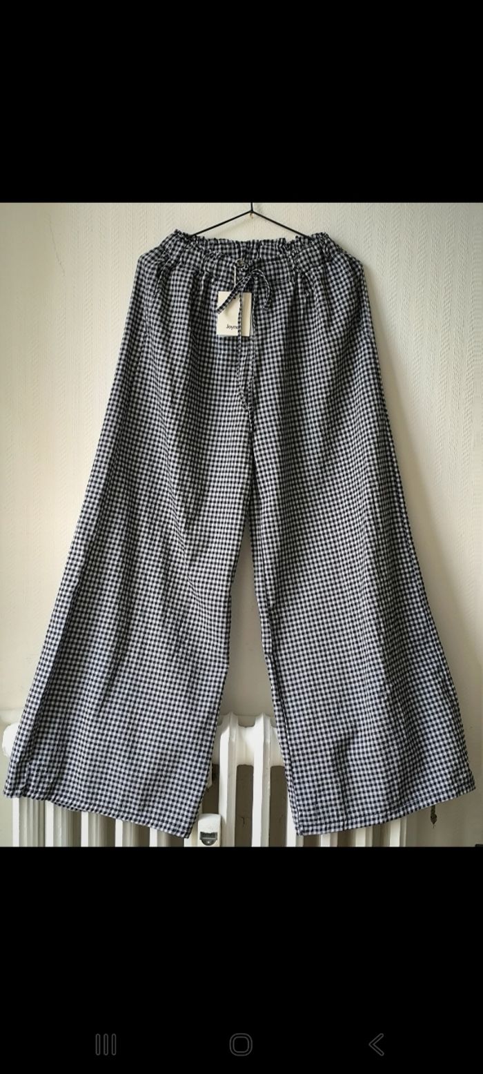 Pantalon Vichy noir🌸