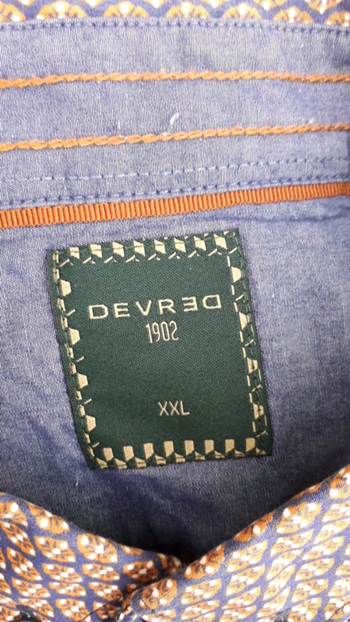 Devred chemise à motif marine et rouillé taille XXL - photo numéro 4
