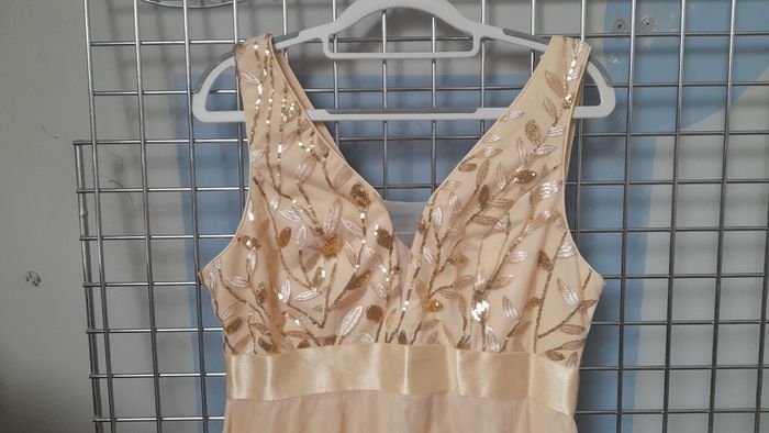 Robe longue dorée - photo numéro 2