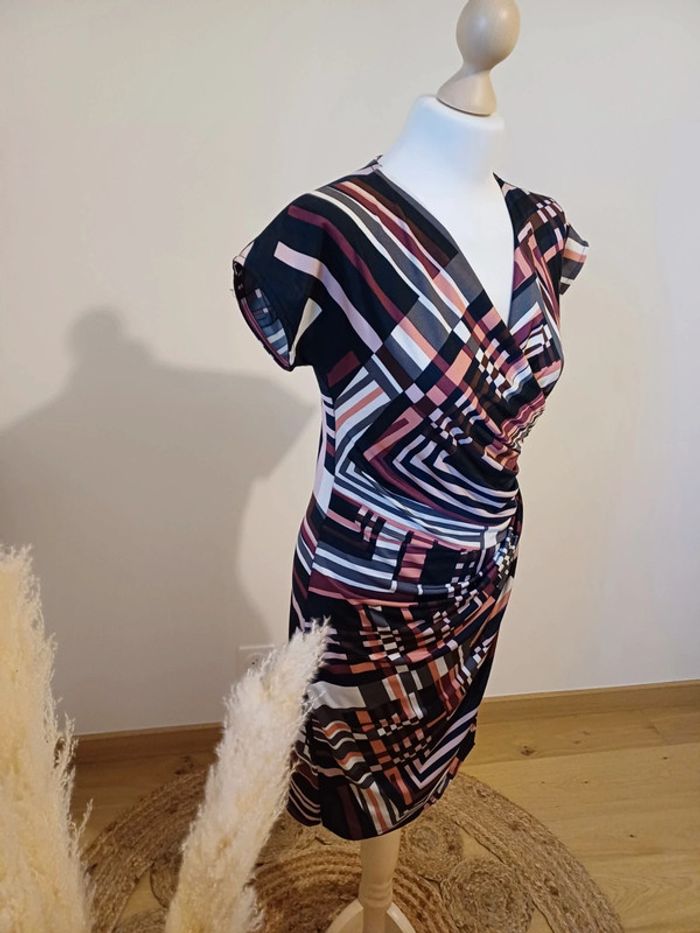 Robe cache-coeur à motifs RIU taille S/M 36/38 - photo numéro 4