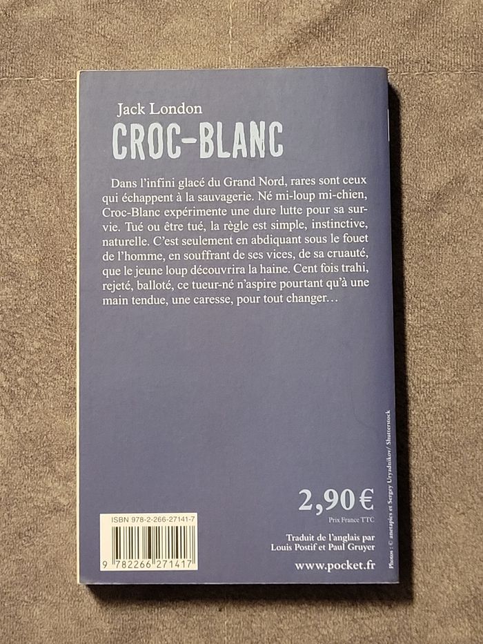 Croc-blanc Jack London, Louis Postif (Traduction), Paul Gruyer (Traduction) - photo numéro 2