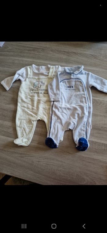 Pyjamas 1 mois