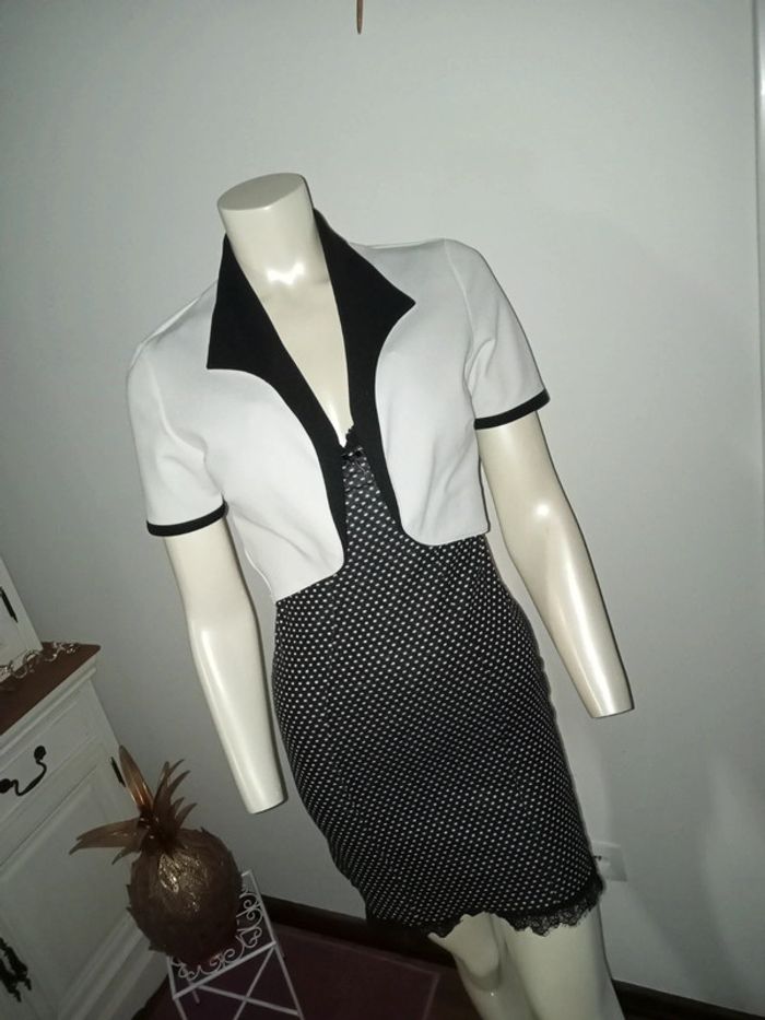 Blazer court bicolore by Morgan état neuf taille 36