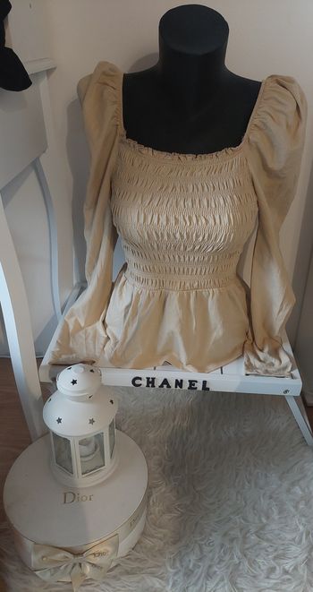 Blouse beige Primark T.40/42 neuf