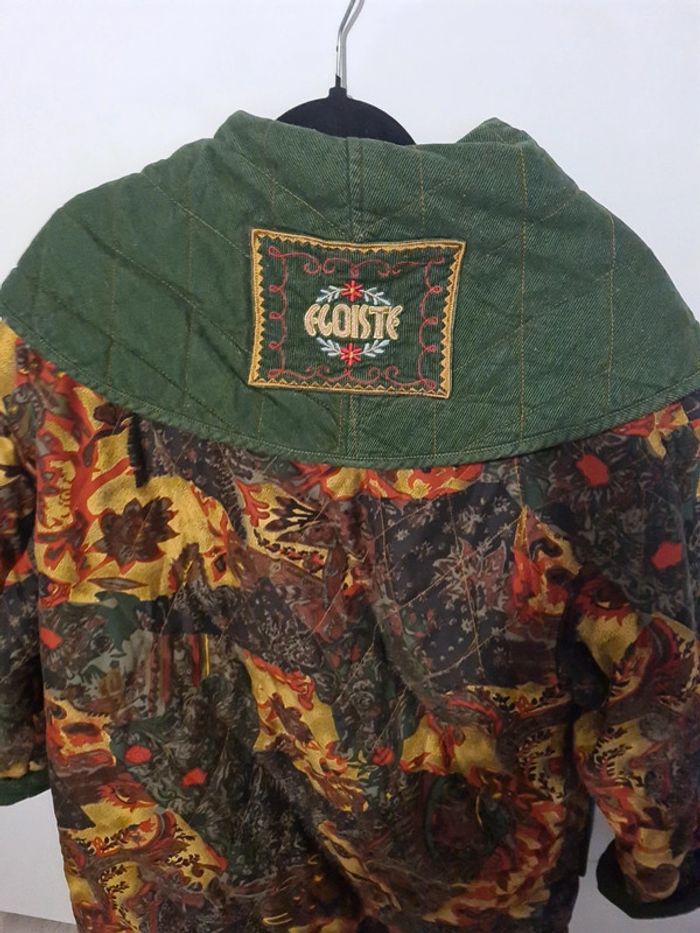 Manteau matelassée couleur automnale vintage - photo numéro 6