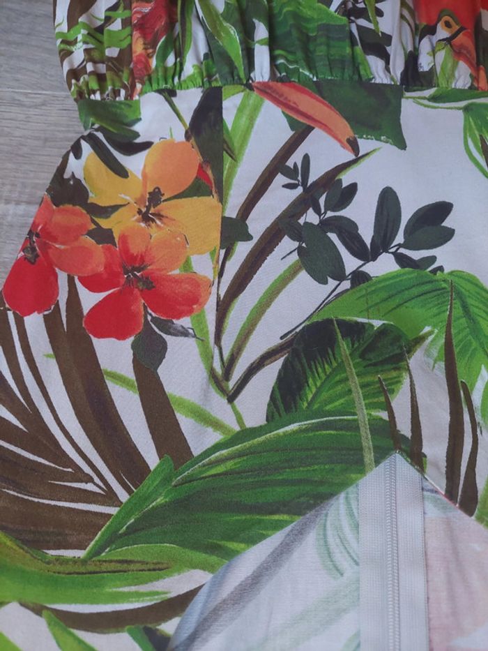 Robe mademoiselle R la redoute fleurs jungle t34 - photo numéro 3