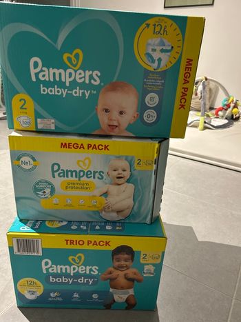 Pampers taille 2, 30% avec le code POLAIRE30