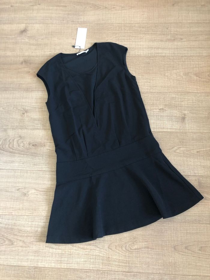Robe noire neuve à manches courtes See U Soon taille 2 - photo numéro 7