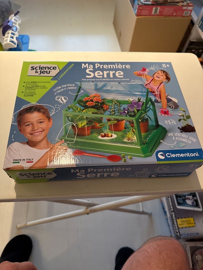Clementoni ma première serre faite, pousser des plantes