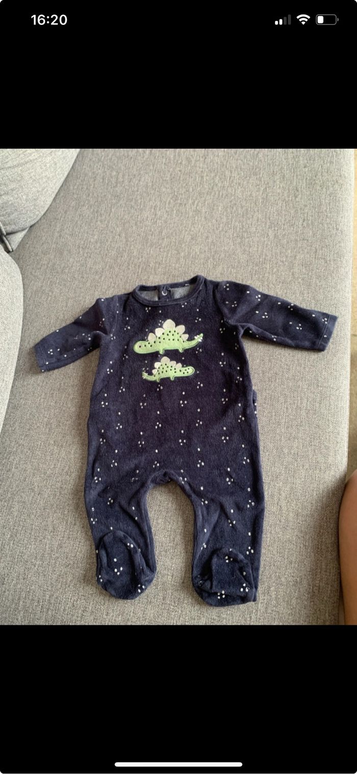 Pyjama velours 3 mois