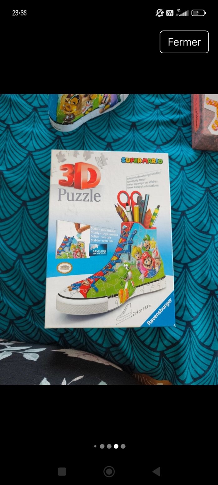 Puzzle 3d Mario - photo numéro 6