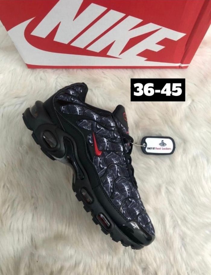 Nike tn noir rouge chrome 37 - photo numéro 2