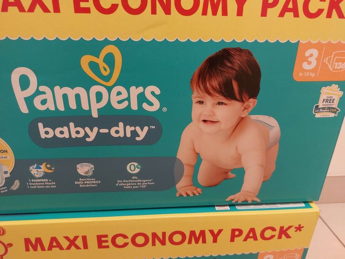 Couche pampers baby dry taille 3 - photo numéro 3