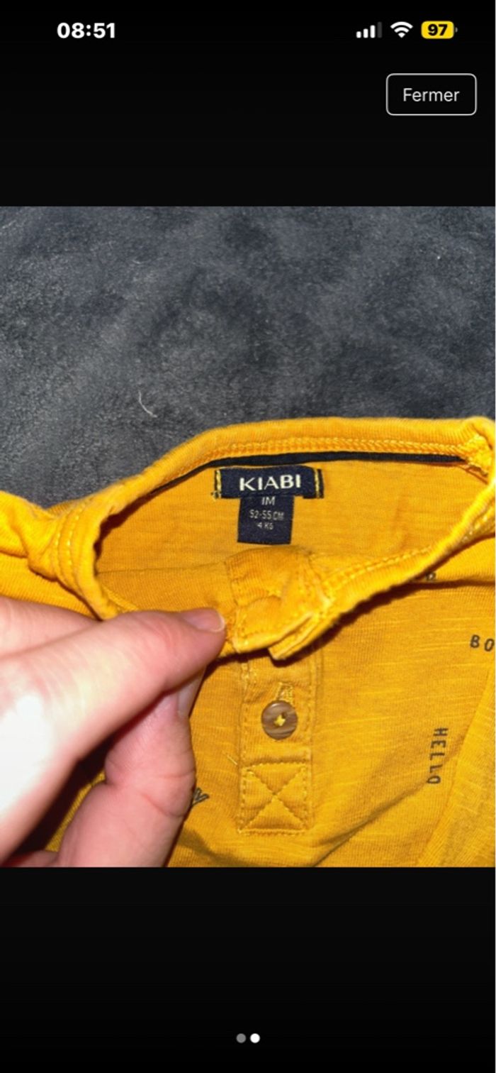 T-shirt 1mois - photo numéro 2