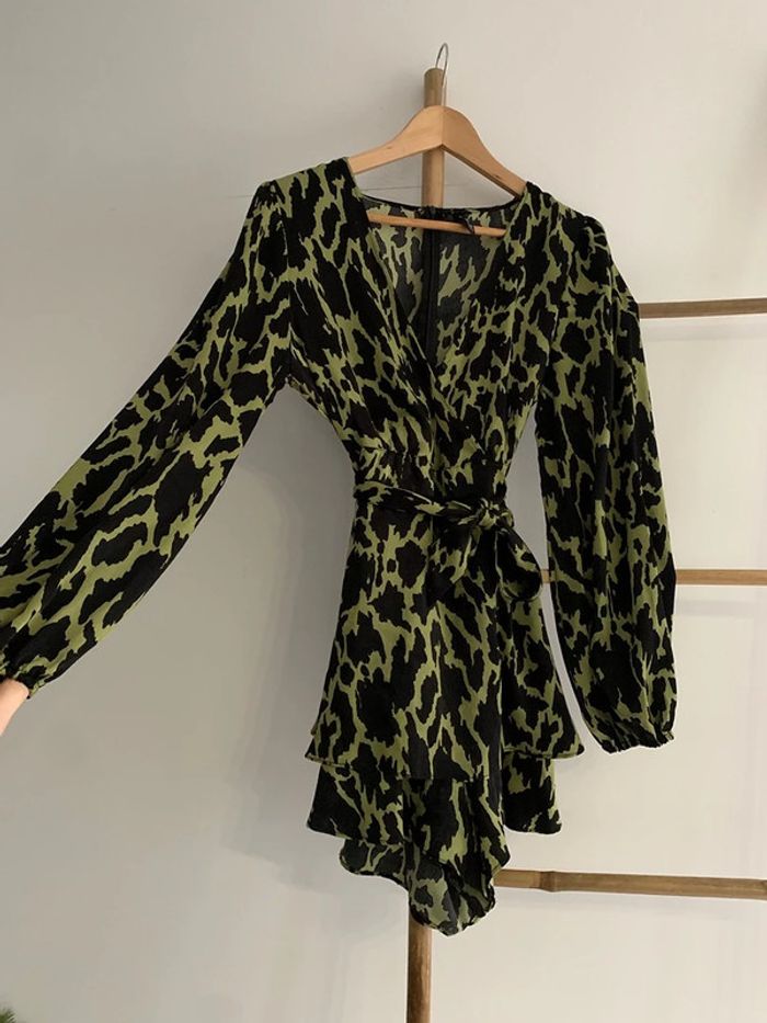 robe casual amisu vert taille 38