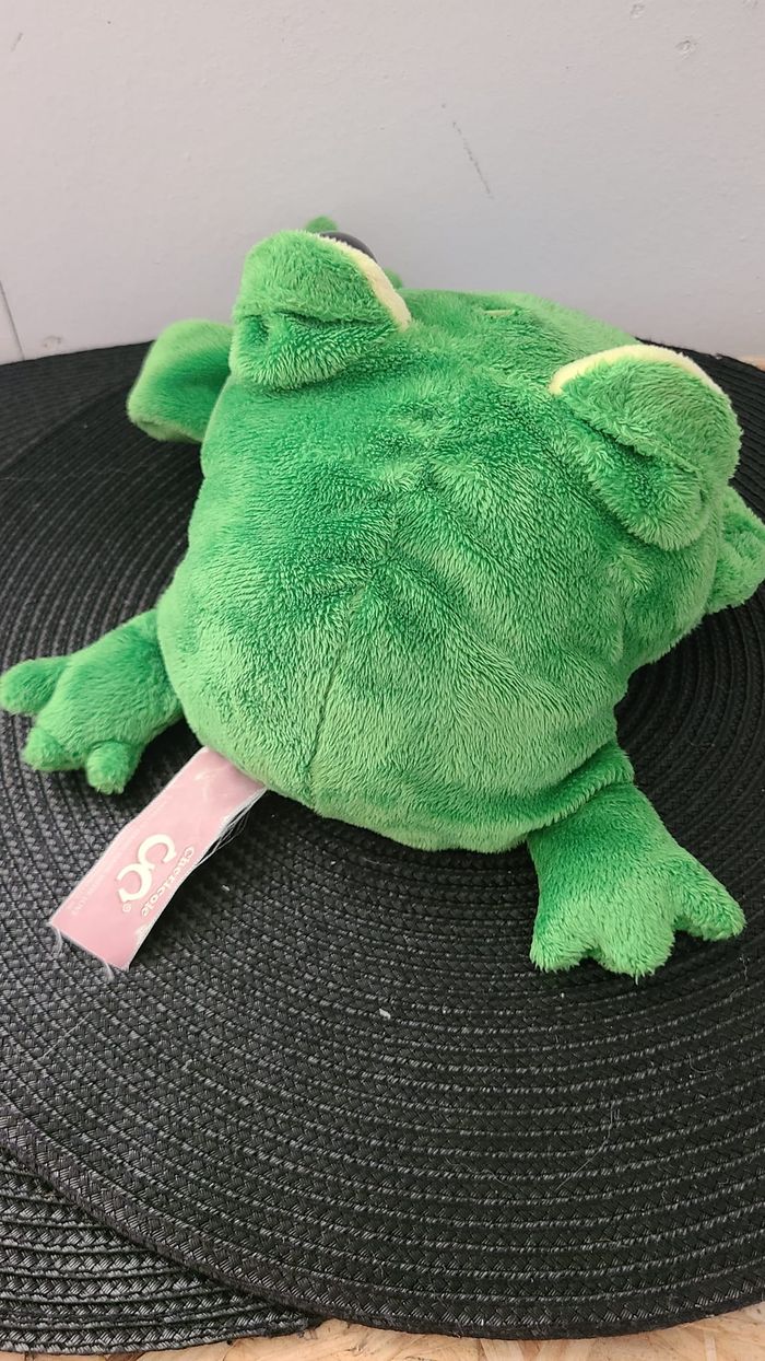 CHERICOLE Peluche animal rieur grenouille - photo numéro 4