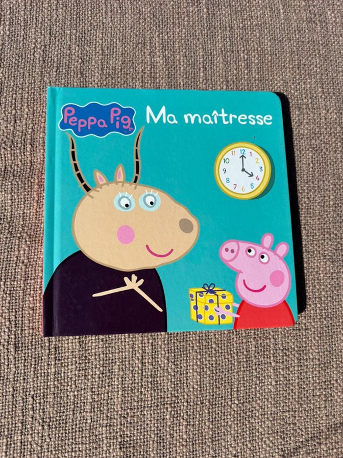 Livre peppa pig ma maîtresse