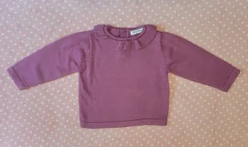 Pull violet - Taille 12 mois