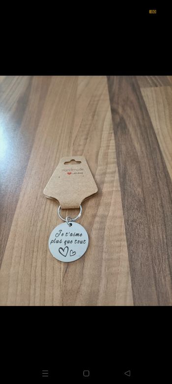 Porte clé Je t'aime plus que tout