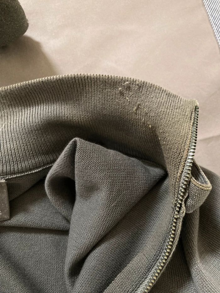 Magnifique gilet gris made in Italy || 100% coton || Della ciana - photo numéro 10
