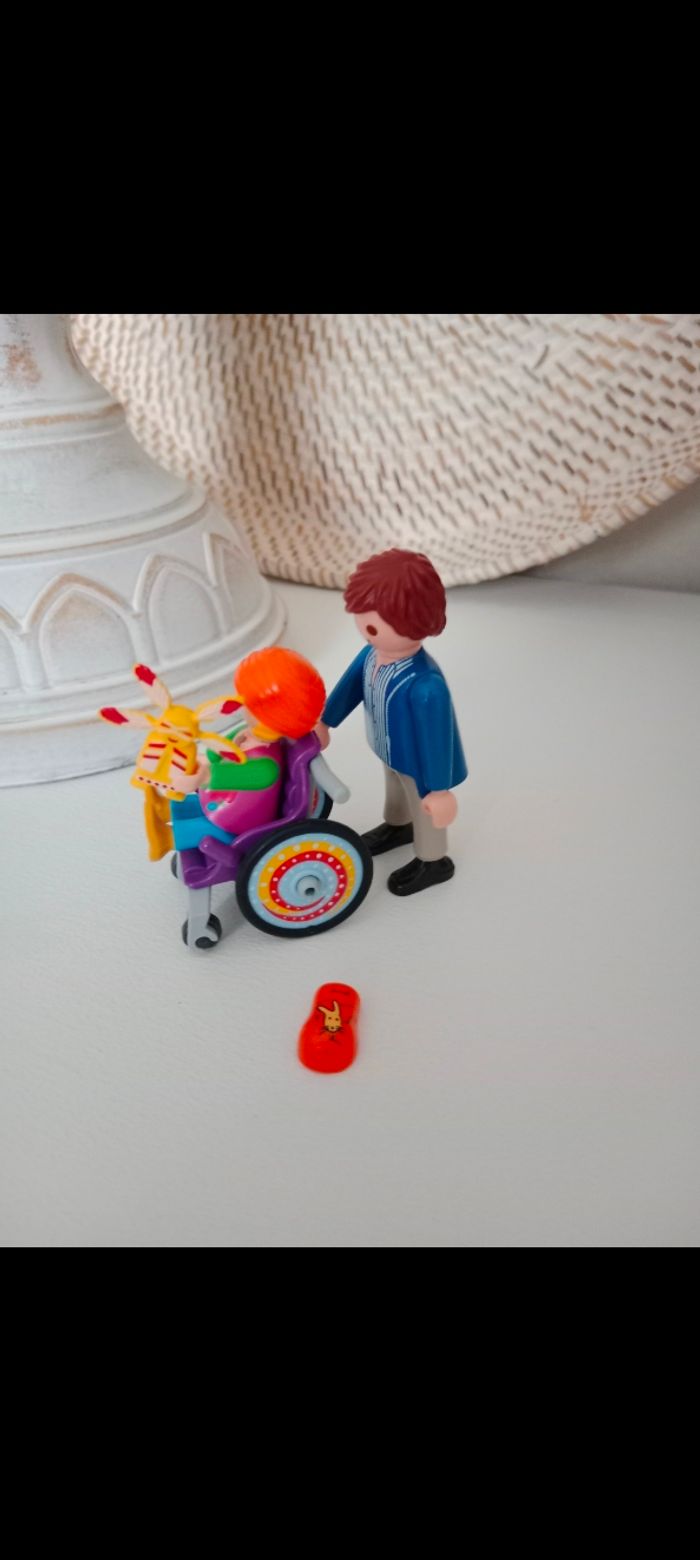 Fauteuil roulant playmobil